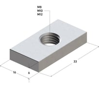 Гайка профиля Termoclip 38-40 6F М8 9243001