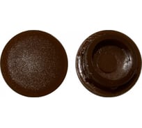 Заглушка под отверстие КРЕП-КОМП 14мм, темно-коричневый 1000шт зпр14 тем.корич