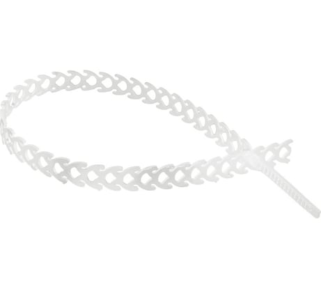 Полимерная многоразовая стяжка REXANT 300х10мм, прозрачная 20 шт/уп 07-7309