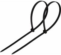Нейлоновая кабельная стяжка REXANT 80x2,5мм, черная 25 шт/уп 07-0081-25