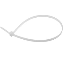 Нейлоновая стяжка с тройным замком REXANT 400x4,8мм, белая 100 шт/уп 67-0400