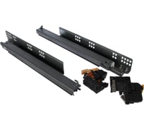 Направляющие Amix полное выдвижение, скрытые L-400 с амортизатором CB20ST-400