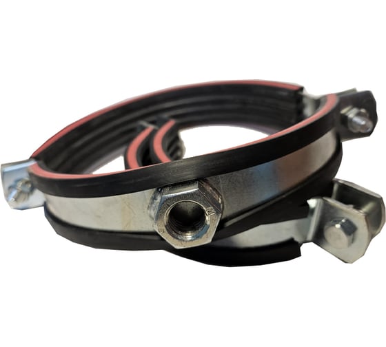 Хомут трубный СВК высокой тяжелой нагрузки с уплотнителем, гайка М12, 3 1/2 99 -107 Н0000027412 1