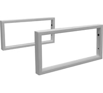 Набор кронштейнов для рaковины и столешницы Leman "Gland loft" белые 7.KM.GL.B.1