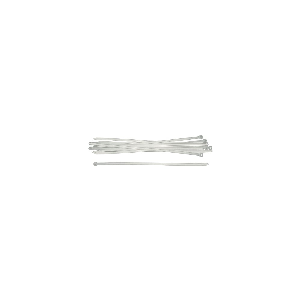 Нейлоновые белые хомуты для проводов FIT IT 50 шт. 300x3,6 мм 60423 ...