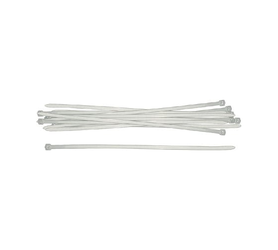Нейлоновые белые хомуты для проводов FIT IT 100 шт. 150 мм 60415
