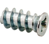 Еврошуруп с потайной головкой Element 6,3х13 белый цинк 25 шт 011030