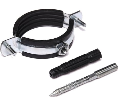 Хомут металлический КОНТУР (2") 60-64 со шпилькой и дюбелем 140909060610