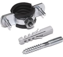 Хомут металлический КОНТУР (3/4") 25-28 со шпилькой и дюбелем 140909025210