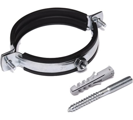 Хомут металлический КОНТУР (3") 86-91 со шпилькой и дюбелем 140909086810