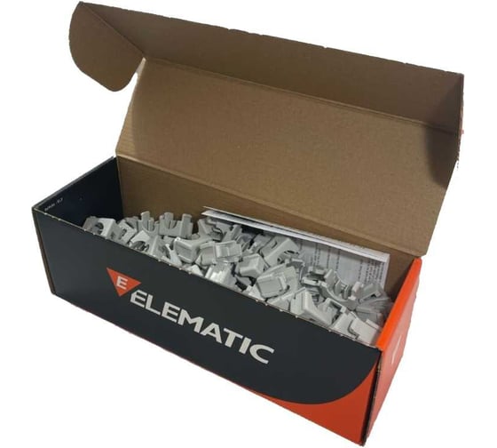 Фиксатор пластиковый для полипропиленовых труб Elematic 75 шт. ECAV 16 d=12-16 мм 13501016