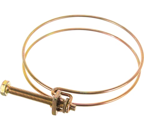 Проволочный хомут Стройбат 75-80мм цинк 350680