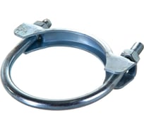 Хомут крепления глушителя Стройбат d 68,5 мм белый цинк 1 шт 360420