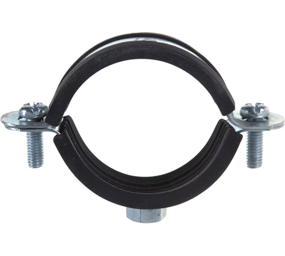 Хомут с винтовым креплением WaterLine 1 1/2 48-52 мм белый цинк 1 шт 109890