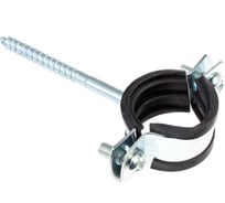 Хомут с шурупом WaterLine 1 32-35 мм белый цинк 1 шт 109960
