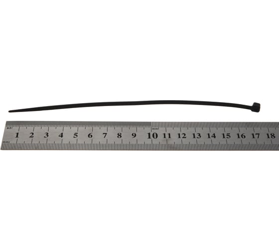 Хомут IEK 180x3,6мм, 100шт, нейлон, черный, ИЭК UHH32-D036-180-100