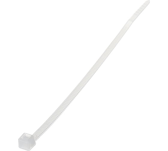 Хомут IEK 2.5x100, нейлон, белый, упаковка 100шт, ИЭК UHH31-D025-100-100