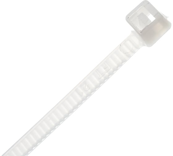 Хомут IEK 2.5x100, нейлон, белый, упаковка 100шт, ИЭК UHH31-D025-100-100