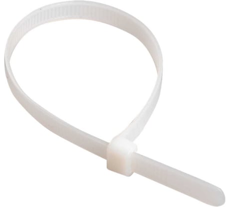 Хомут IEK 2.5x250, нейлон, белый, упаковка 100шт, ИЭК UHH31-D025-250-100