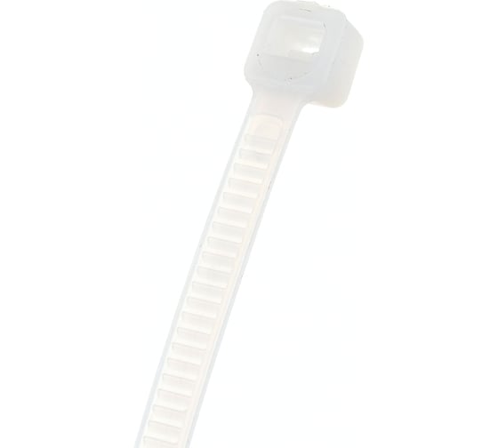 Хомут IEK 3.6x250, нейлон, белый, упаковка 100шт, ИЭК UHH31-D036-250-100