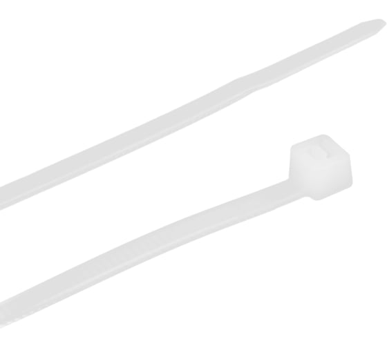 Хомут IEK 3.6x200, нейлон, белый, упаковка 100шт, ИЭК UHH31-D036-200-100