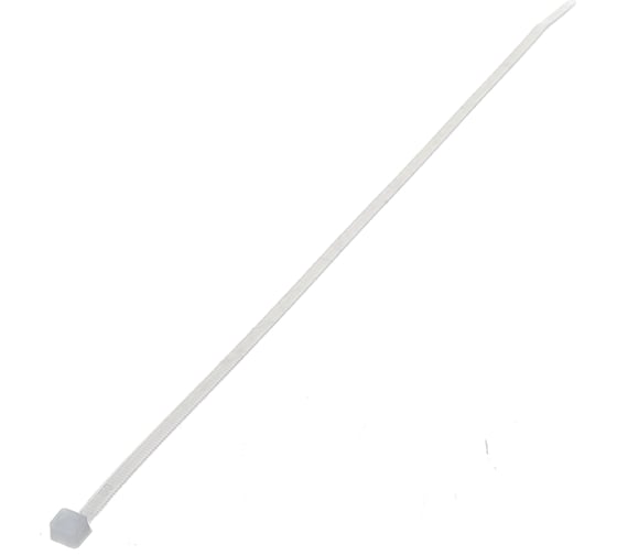 Хомут IEK 4.8x300, белый, нейлон, упаковка 100шт, ИЭК UHH31-D048-300-100