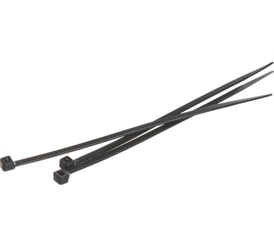 Хомут IEK 7.6x300, черный, нейлон, упаковка 100шт, ИЭК UHH32-D076-300-100