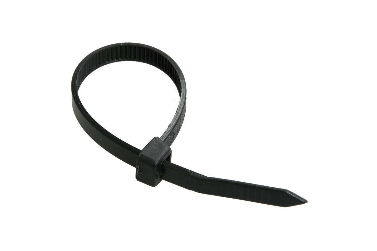 Хомут IEK 4.8x400, нейлон, черный, упаковка 100шт, ИЭК UHH32-D048-400 ...