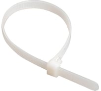 Хомут IEK 7.6x300, белый, нейлон, упаковка 100шт, ИЭК UHH31-D076-300-100