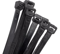 Хомут IEK 7.6x500, черный, нейлон, упаковка 100шт, ИЭК UHH32-D076-500-100
