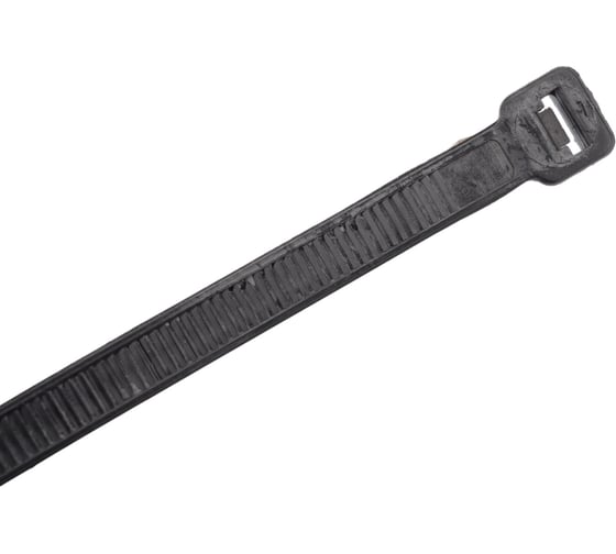 Хомут IEK 7.6x500, черный, нейлон, упаковка 100шт, ИЭК UHH32-D076-500-100