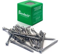 Саморез Гвозdeck Gwozdeck Для террасной доски потайной 5,0х50 Нерж. Сталь А2 Torx25 Упаковка 100 шт 20625050А2TXWG4