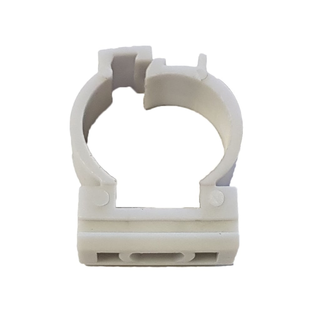 держатель для трубы с фиксатором 25 мм, цвет хром, 2 шт. держатель для труб с защелкой 25. 02716 промрукав. крепеж для гофрированных труб с фиксатором, 25мм. держатель с фиксатором для труб greenel d20мм ge50181 100шт.