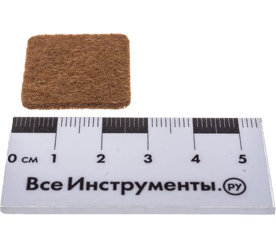 Фетровый пункт Tech-Krep/Zitar самокл. 25х25 тёмный 12 шт. 109145