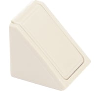 Уголок монтажный PL одинарный, с крышкой совместно 00, молочный, 20 шт. 57438