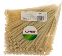 Ремешок-хомут ПАРТНЕР PRT 150х3,6 500шт. - пакет ФАС 58216 500 35