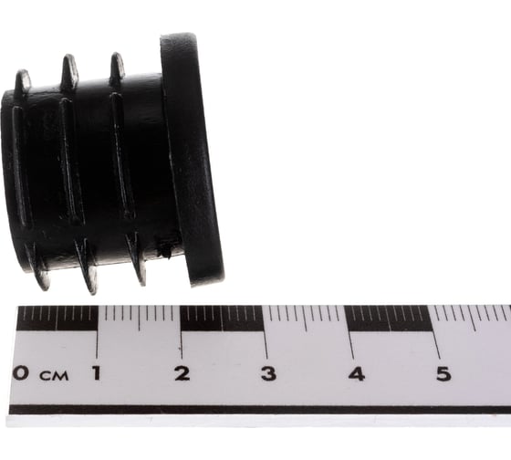 Круглая заглушка MFK-TORG Jr-17 32 ф32мм пластик черная JR-17 32