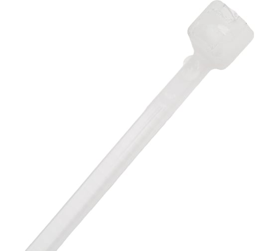Хомут стяжка нейлоновая SUPRLAN 3х200мм белая /100pcs/ 06-1003