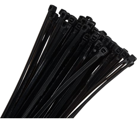 Хомут стяжка нейлоновая SUPRLAN 2,5х150мм черная UV /100pcs/ 06-1010