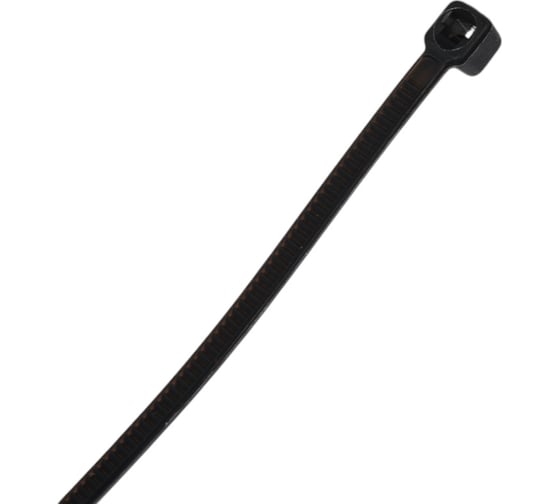 Хомут стяжка нейлоновая SUPRLAN 2,5х150мм черная UV /100pcs/ 06-1010