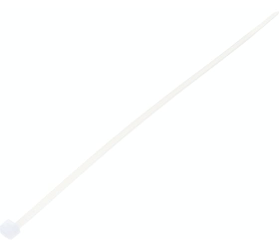 Хомут стяжка нейлоновая SUPRLAN 3,6х200мм белая /100pcs/ 06-1023