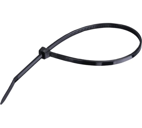 Хомут стяжка нейлоновая SUPRLAN 4,8х300мм черная UV /100pcs/ 06-1013