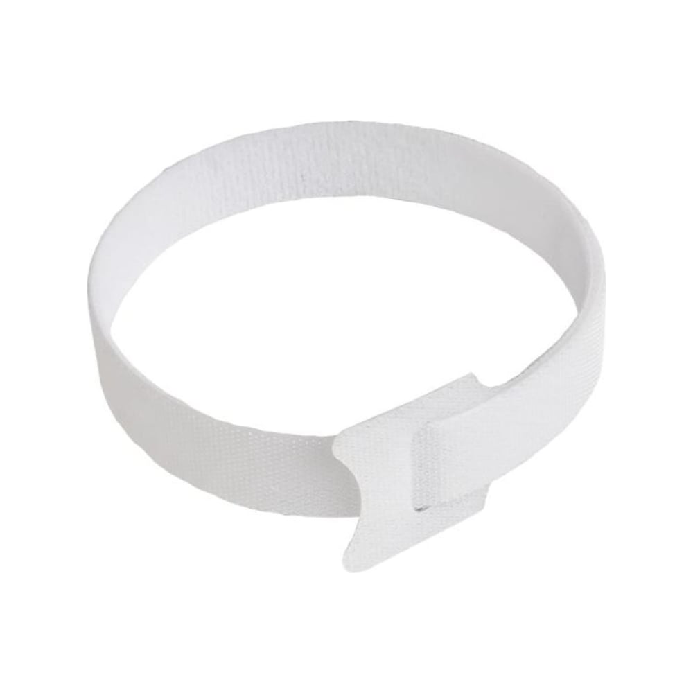 Хомут-липучка на основе ленты Velcro НЗЭТК 11_200, белый, 12 шт 99753 ...