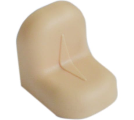 Уголок с заглушкой MFK-TORG 20х20х16х1.2 обливной дуб 16 20 20 16