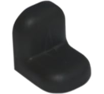 Уголок с заглушкой MFK-TORG 20х20х16х1.2 черный 2 20 20 2