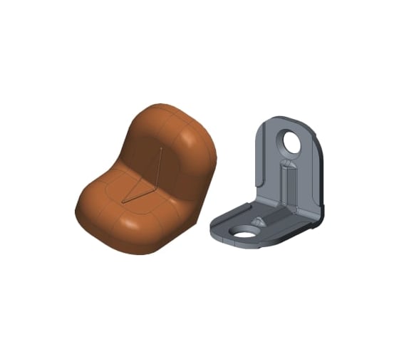 Уголок с заглушкой MFK-TORG 20х20х16х1.2 ясень 11 20 20 11