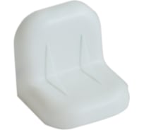 Уголок с заглушкой MFK-TORG 24х24х25х1.2 белый 1 24 24 1