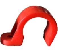 Крепеж-скоба для сантехнических труб Fedast для монтажных пистолетов, 16 мм, красный, односторонняя, 200 шт. SK16-1-R