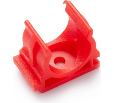 Крепеж-клипса для сантехнических труб Fedast для монтажных пистолетов, 20 мм, красный 100 шт. KL20-R