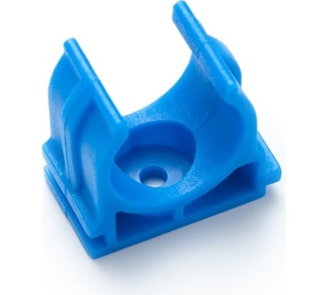 Крепеж-клипса для сантехнических труб Fedast для монтажных пистолетов, 16 мм, синий 100 шт. KL16-B